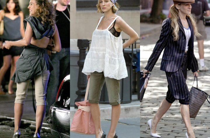 с чем носить джинсовые бриджи