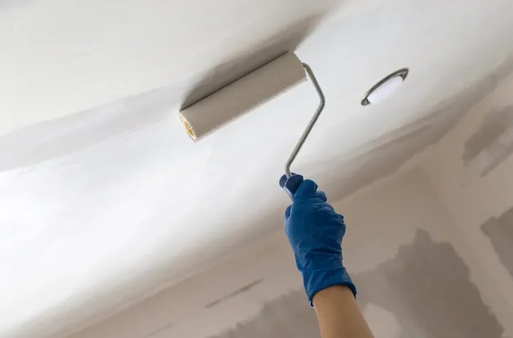 как побелить потолок